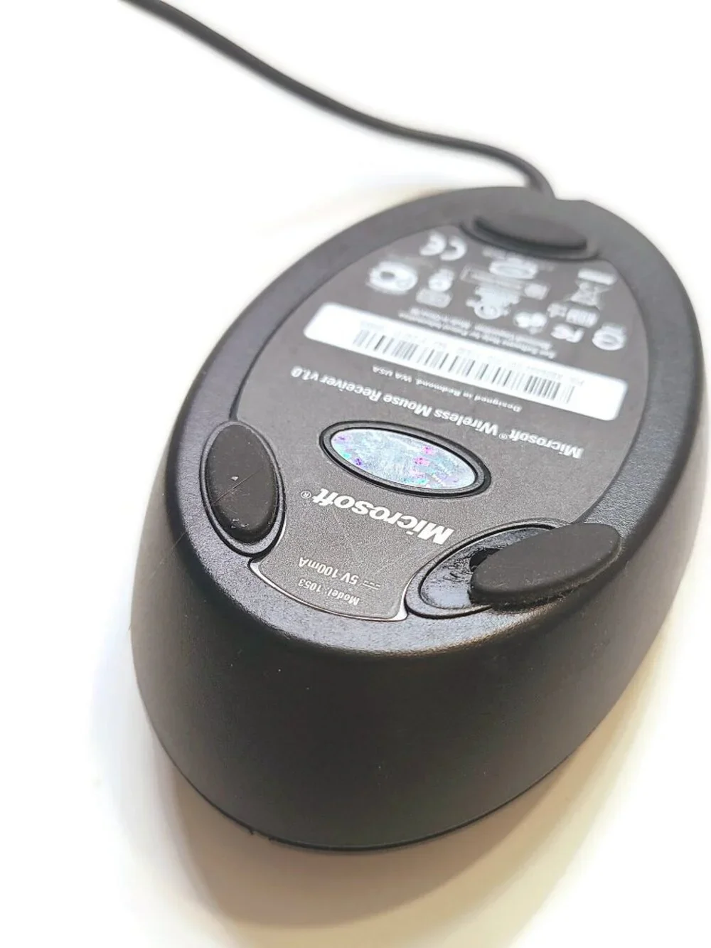 Microsoft Wireless Mouse Receiver v1.0 X806444-001 Model 1053 USB Tested WORKS
